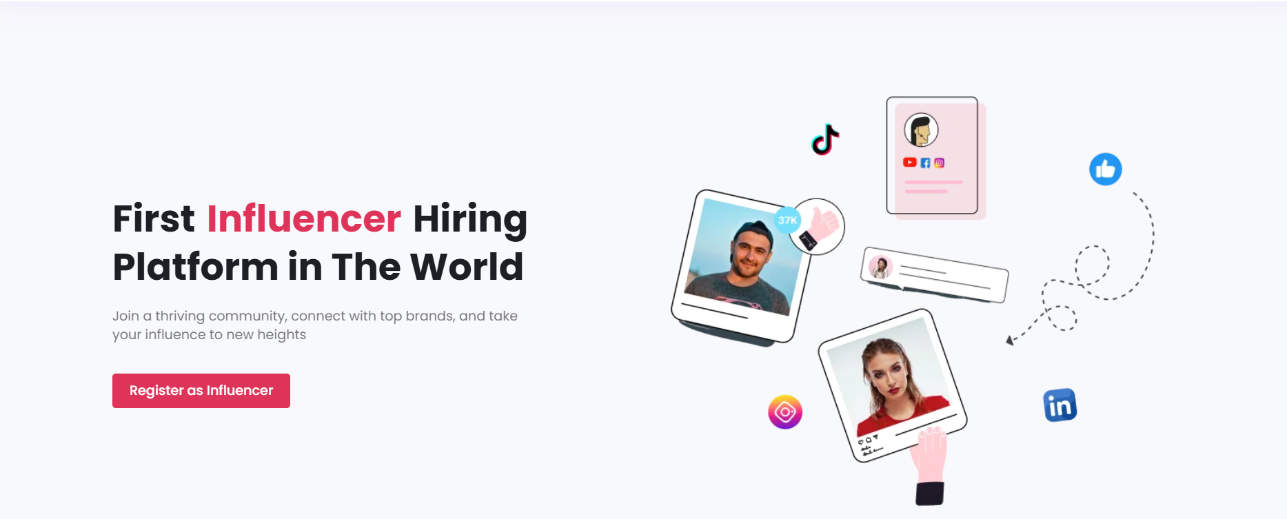 Brand Influencer Hiring Platform
